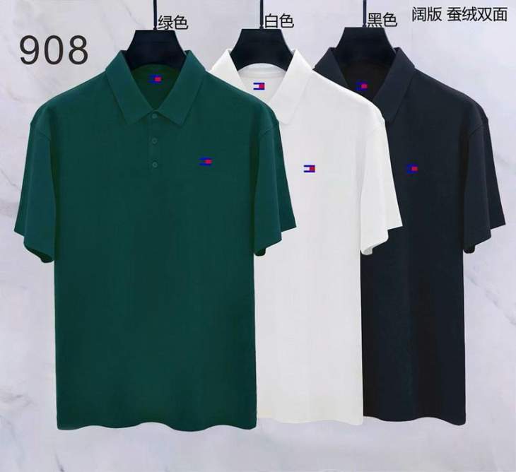 Picture of Tommy Hilfiger Polo Shirts Short _SKUTommyM-3XL8qx90825396